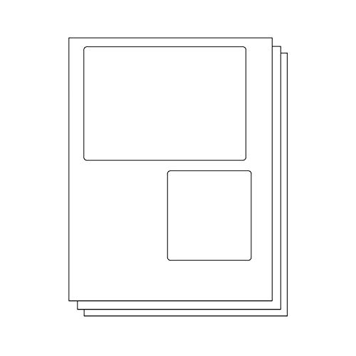 OfficeSmartLabels USPS Click-N-Ship with Receipt Shipping Labels for Laser & Inkjet Printers, 2 per Sheet, White, 200 Labels, 150 Sheets