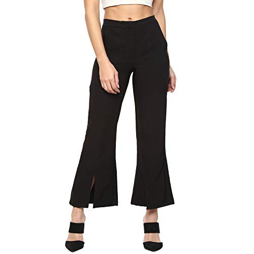 plus size flared trousers