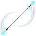 Flowtoys Lumina Twirl™ Baton v2 LED Light Up Twirling Baton - Silver
