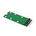 SHINESTAR mSATA to A1398 A1425 (2012 & Early 2013) Adapter for MacBook Pro Retina SSD Replacement, Mini PCIe SATA SSD Converter Card