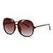 Sunglasses for Women WISH CLUB Classic Oversized Women Sunglasses Uv400 Protection All-match Large Frame Tansparent Ocean Eyewear