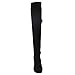 Betani FD01 Women's Stretchy Over The Knee Platform Wedge Boots