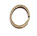 YOYOSTORE 50x Bronze Flat Key Ring 24mm 1