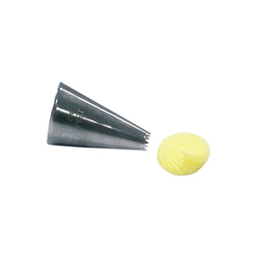 PME JEM Fine Tooth Open Star Piping Nozzle no. 362, Silver