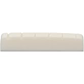 Left-Handed Bone Guitar Nut 42mm Length, 6mm Thick Compensated Nut for LP SG Style Electric Guitar Replacement