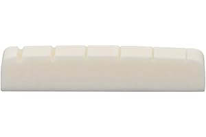 GUTAHARE Left Hand 6 String Pre Slotted Acoustic Guitar Bone Nut for folk guitar Parts 43mm*6mm*8.5/8mm