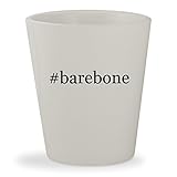 #barebone - White Hashtag Ceramic 1.5oz Shot Glass