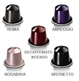 50 Nespresso OriginalLine: The Best Sellers: Ristretto, Roma, Rosabaya, Arpeggio, Ristretto Decaffeinato - NOT compatible with Vertuoline