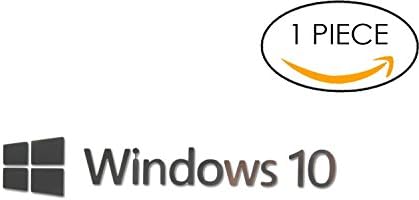 Original Microsoft Windows 10 Lateral Metallic Sticker 60mm x 11mm with Authentic Hologram