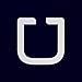 UBER LOGO CAR MAGNETS - 4 x 4 inches Black Black Vehicle Magnet signs. 2 MAGNETS!