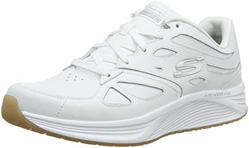 skechers leather tennis shoes