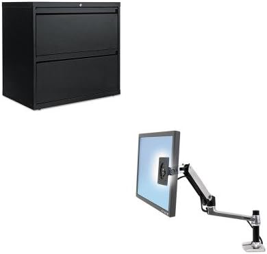 KITALELF3029BLERG45241026 - Value Kit - Ergotron Inc LX Desk Mount LCD Arm for WorkFit-D Sit-Stand Desk (ERG45241026) and Best Two-Drawer Lateral File Cabinet (ALELF3029BL)