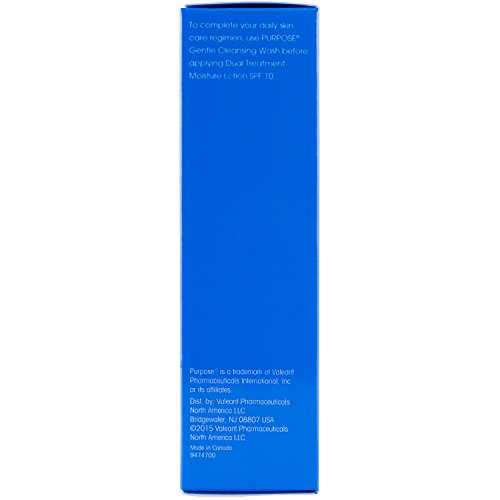 Purpose Dual Moistureizer with SPF 10, 4 Ounce