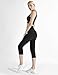Natural Feelings Ultra Soft Capri Leggings for Women with High Waist, Tummy Control Stretch Slim Tights Black