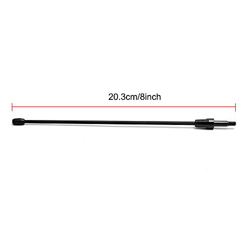 KSaAuto Antenna Accessories Compatible with 1979-2009 Ford Mustang Gt | 8 Inches Premium Metal Antenna Mast Replacement | Designed for Optimized FM/AM Radio Reception
