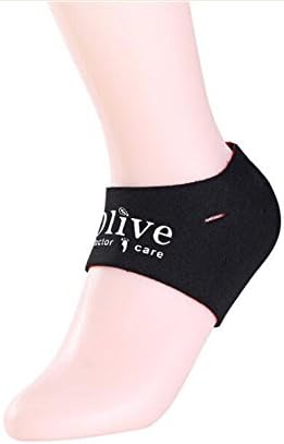 Heel Protectors, Loisuzn Neoprene Heel Guard Protectors for Heel Protection – 2 Pieces, Black