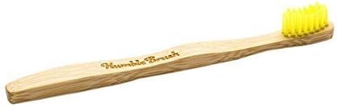 Humble Brush Kids Yellow Soft Toothbrush 1 Brush (Pack of 3)