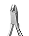 Stainless Steel Cuticle Nipper/Cutter/Clipper (Full Jaw, 4-Inch) Stainless Steel with Double Springs - Durable Manicure/Pedicure and Nail Art Tool - by Utopia Care