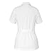 Adar Universal Lapel Collar Buttoned Top - 2629 - White - XL