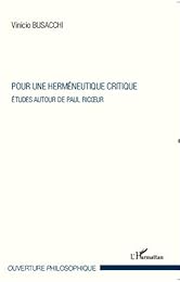 Pour une herméneutique critique