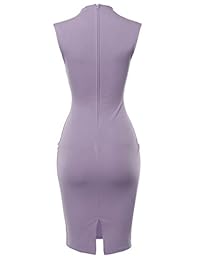 Hecho por Emma - Vestido de cóctel para mujer, elegante, sin mangas, estilo formal