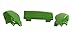 John Deere Original Equipment 3 Bumpers #M140669+M140667+M140668