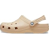 Crocs Unisex-Adult Classic Clog, Clogs for Women and Men (Shitake, US Footwear Size System, Adult, Men, Numeric, Medium, 10)