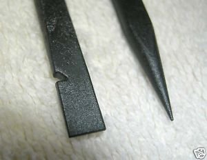 Set of Two (2) Made in USA by Menda Nylon Professional Laptop iPhone iPad Pry Open Repair Spudger Black Stick Tools
