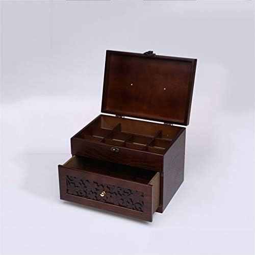 Wooden Medicine Chest Household Large Capacity Multi-layer Medicine Box First Aid Kit Medicine Storage Box WFLDD