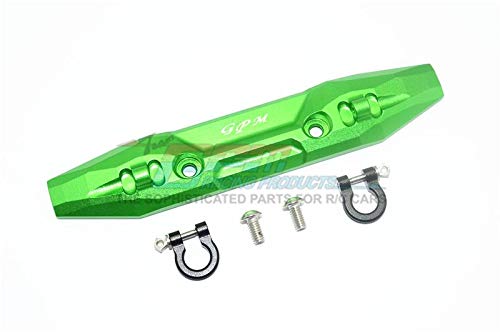 Traxxas E-Revo 2.0 VXL Brushless (86086-4) Upgrade Parts Aluminum Front Bumper with D-Rings - 1 Set Green