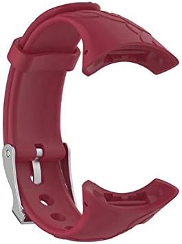 Dreamitpossible Women Sports Strap Replacement Watchband for SUUNTO M1 M2 Series Watches Durable Wrist Bracelet(Wine Red)