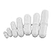 7pcs PTFE Magnetic Stirrer Mixer Stir Bar Spinbar Stirring White Color