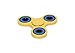 ASELA Official Tri Fidget Spinner Toy Prime Premium Quality EDC Focus for Kids & Adults - Fast Stress Reducer Relieves ADHD and Hybrid ceramic si3n4 (Yellow and blue)