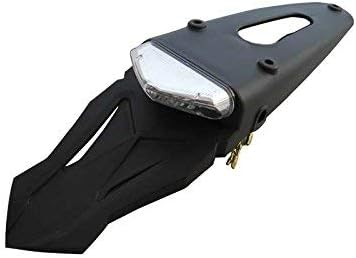 Motorbike LED Tail Light Run Brake Stop with Integrated Built In Indicators Turn Signals Blinkers Flashers for Enduro Supermoto Off Road Dirt Bike Style - Image 4