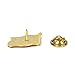 HUIANER 15 pcs American Flag Waving Lapel Pins U.S.A. United State