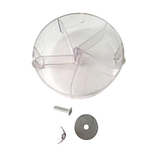 Jim-Hugh Pet Foraging Ball for Birds Feeding Parrot Feeder with a Wheel Mechanism for Cage Easy to Install