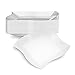 WAVEWARE PLASTIC PARTY DISPOSABLE PLATES | 9 Inch White Hard Square Wedding Dinner Plates, 20 Ct | Elegant & Fancy Heavy Duty Hard Party Supplies Salad Plates for Holidays & Occasions