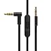 Replacement Audio Cable Cord Wire with In-line Microphone and Control For Beats by Dr Dre Headphones Solo/Studio/Pro/Detox/Wireless/Mixr/Executive/Pill (Black) primary
