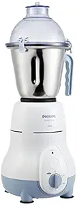 Philips Simple Silent Vertical HL1643 600-Watt Mixer Grinder with 5 Jars (Blue)