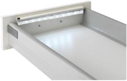 Efrank Wireless Motion Sensor Touch-on LED light Bar 9 Super-bright LED Night Light Stick-on Drawer Lamp or Kitchen Drawers,Cabinet,Closet,Stairs,Washroom (Day White ,4000K)
