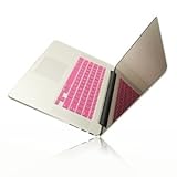 Top Case Pink Keyboard Silicone Cover Skin for New Macbook Pro 13