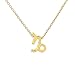 ForeveRing Z Capricorn Zodiac Necklace for Women Horoscope Constellation Jewelry Friendship Birthday Gift