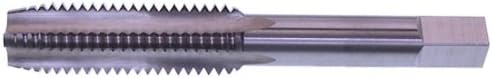 North American Tool 20449 HSS Spark Plug Hand Tap, Uncoated Bright Finish, Bottom Chamfer, 10-1 M Thread Type, 2.94" Length