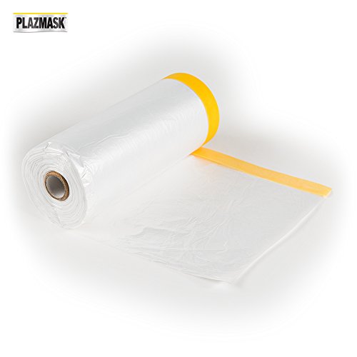 PlazMask Pre-Taped Masking Film, 9-Feet X 65-Feet - //medicalbooks.filipinodoctors.org