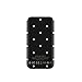kate spade new york Slim Portable Battery Charger [1800 mAh] USB Charging Power Bank Battery Backup- Larabee Dot Black /Cream