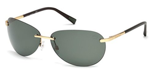 Sunglasses Timberland TB 9117 33R gold/other / green polarized