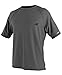 O'Neill Men's 24-7 Traveler UPF 50+ Short Sleeve Sun Shirt, Graphite, 3X-Large