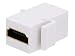 Monoprice 106852 Keystone Jack HDMI Female to Female Coupler Adapter, White primary
