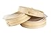 Picksur LifeStyle Handmade Bamboo Steamer 10 inch 2 tier | includes 2 reusable cotton liners | dumpling steamer | steamer basket | vegetable steamer