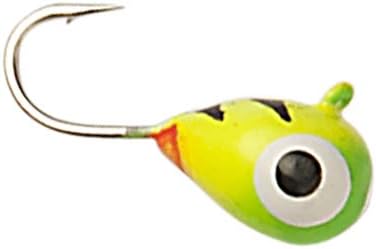Custom Jigs CT4.5-CS-04 12 Hook Chekai Size 4.5mm Jig (1-Pack), Tungsten FireTiger